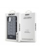 DKNY iPhone 13 Case MagSafe Leather Repeat Stripe Black