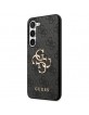 Guess Samsung A35 Hülle Case Cover Big 4G Metal Logo Schwarz