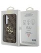 Guess Samsung A35 Case Cover Big 4G Metal Logo Brown