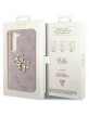 Guess Samsung A35 Case Cover Big 4G Metal Logo Pink