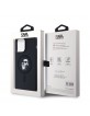 Karl Lagerfeld iPhone 14 Pro Max Case Silicone Karl + Choupette Magsafe Black