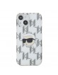 Karl Lagerfeld iPhone 15 Hülle Case IML Karl Head Transparent