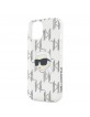 Karl Lagerfeld iPhone 15 Case IML Karl Head Transparent