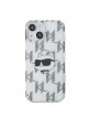 Karl Lagerfeld iPhone 15 Hülle Case Choupette Transparent