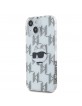 Karl Lagerfeld iPhone 15 Case Choupette Transparent