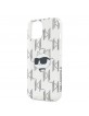 Karl Lagerfeld iPhone 15 Hülle Case Choupette Transparent