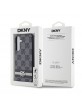 DKNY Samsung S24 Hülle Case Stripe Metal Gold Logo Schwarz