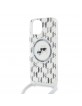 Karl Lagerfeld iPhone 13 Case Crossbody K + C Heads MagSafe Transparent