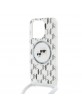 Karl Lagerfeld iPhone 15 Pro Case Crossbody K + C Heads MagSafe Transparent