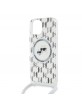 Karl Lagerfeld iPhone 15 Case Crossbody K + C Heads MagSafe Transparent