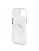 Karl Lagerfeld iPhone 14 Hülle Case MagSafe K+C Heads Metal Frame Transparent