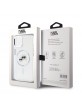 Karl Lagerfeld iPhone 14 Hülle Case MagSafe K+C Heads Metal Frame Transparent