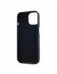 Karl Lagerfeld iPhone 14 Case Grained Hotel RSG Black