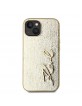 Karl Lagerfeld iPhone 14 Hülle Case Signature Script Gold