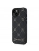 Karl Lagerfeld iPhone 14 Case Karl Heads Pattern Magsafe Black