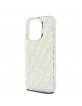 Karl Lagerfeld iPhone 15 Pro Case Repeated Logo Gold