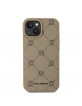 Karl Lagerfeld iPhone 15 MagSafe Case Pattern Heads Beige