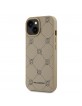 Karl Lagerfeld iPhone 15 MagSafe Case Pattern Heads Beige