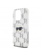 Karl Lagerfeld iPhone 15 Pro Hülle Case IML Karl Head Transparent