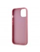 Karl Lagerfeld iPhone 15 Case Signature Script Pink