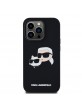 Karl Lagerfeld iPhone 14 Pro Max Case Magsafe Cover Karl + Choupette Heads Black