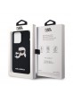 Karl Lagerfeld iPhone 14 Pro Max Case Magsafe Cover Karl + Choupette Heads Black