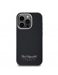 Karl Lagerfeld iPhone 13 Pro Hülle Case Grained Hotel RSG Schwarz