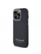 Karl Lagerfeld iPhone 13 Pro Hülle Case Grained Hotel RSG Schwarz