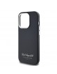 Karl Lagerfeld iPhone 13 Pro Hülle Case Grained Hotel RSG Schwarz