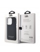 Karl Lagerfeld iPhone 13 Pro Max Case Grained Hotel RSG Black