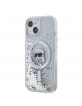 Karl Lagerfeld iPhone 15 Hülle MagSafe Case Karl Transparent