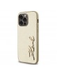 Karl Lagerfeld iPhone 14 Pro Hülle Case Signature Script Gol