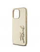 Karl Lagerfeld iPhone 14 Pro Hülle Case Signature Script Gol