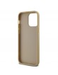 Karl Lagerfeld iPhone 14 Pro Case Signature Script Gold