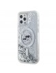 Karl Lagerfeld iPhone 12 / 12 Pro Case MagSafe Cover K + C Transparent