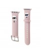 Karl Lagerfeld Apple Watch 42/44/45/46/49 Armband Karl + Choupette Rosa
