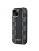 DKNY iPhone 15 Case MagSafe Checkered Pattern Black