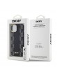 DKNY iPhone 15 Case MagSafe Checkered Pattern Black