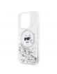 Karl Lagerfeld iPhone 15 Pro Hülle MagSafe Case Choupette Transparent