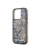 Karl Lagerfeld iPhone 15 Pro Max Hülle Case Liquid Glitter Schwarz