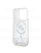 Karl Lagerfeld iPhone 15 Pro Max Case MagSafe Cover K + C Transparent