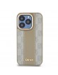 DKNY iPhone 15 Pro Hülle Case MagSafe Checkered Pattern Beige