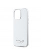 Karl Lagerfeld iPhone 15 Pro Case Grained Hotel RSG Gray