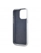 Karl Lagerfeld iPhone 15 Pro Case Grained Hotel RSG Gray