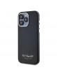 Karl Lagerfeld iPhone 15 Pro Case Grained Hotel RSG Black