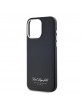 Karl Lagerfeld iPhone 15 Pro Hülle Case Grained Hotel RSG Schwarz