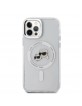 Karl Lagerfeld iPhone 12 Pro/12 Hülle Case K+C MagSafe Metal Frame Transparent