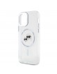 Karl Lagerfeld iPhone 12 Pro/12 Hülle Case K+C MagSafe Metal Frame Transparent