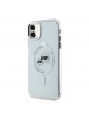 Karl Lagerfeld iPhone 11 Hülle Case K+C MagSafe Metal Frame Transparent