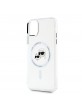 Karl Lagerfeld iPhone 11 Hülle Case K+C MagSafe Metal Frame Transparent